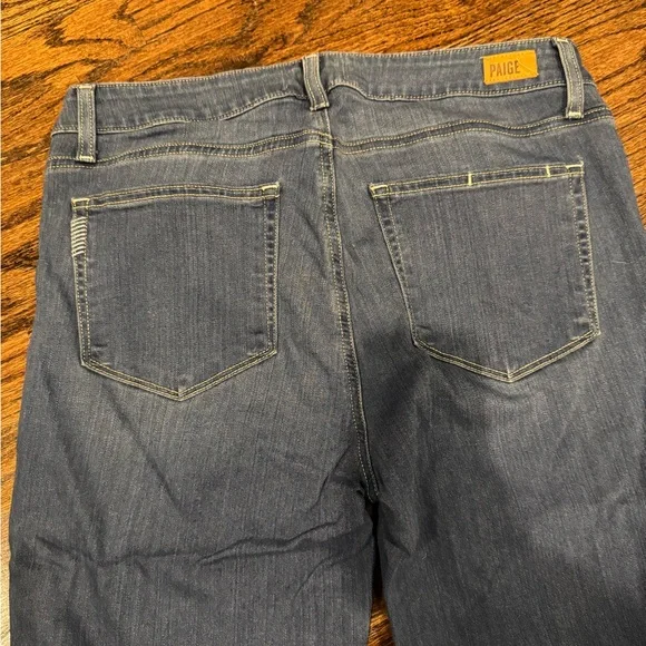 PAIGE Verdugo Ankle Dark Blue denim jeans - Picture 3 of 6
